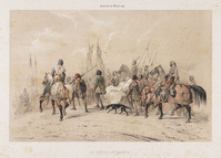 TvB G 4524
<br/>
Souvenirs du Moyen-age: Le retour au Manoir
<br/>
<em>Adams, Victor Vincent (1801-1866)</em>